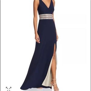 Brand new with tags navy evening gown/MOB long dress